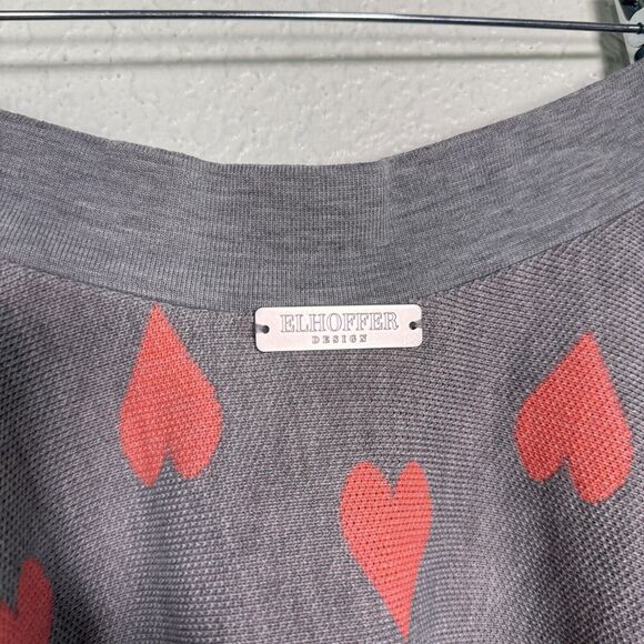 Elhoffer Essential Knit Skirt Women Large Companion Heart Skater Comfy Cosplay - Picture 7 of 11